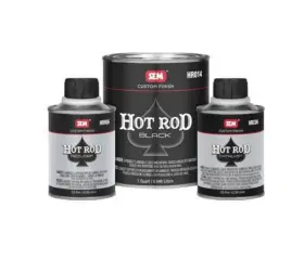 Hr010 Sem 55478 Hot Rod Black Kit Auto Paint Catalyst And Reducer Low Gloss Matte