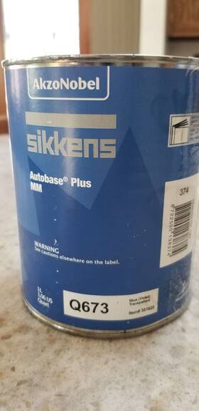 Sikkens 351625 Akzo Nobel Q673 Autobase Plus Toner Liter Blue Violet Transparent