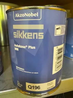 Q196 Sikkens Akzo Nobel Autobase Plus Mm Toner White Transparent 1l