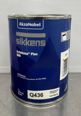 Sikkens Q436 Akzonobel Autobase Plus Mm Yellow Orange Transparent-1 Quart 1l