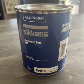 Q455 Sikkens Akzo Nobel Autobase Plus Mm Toner Yellow Green 1l - New
