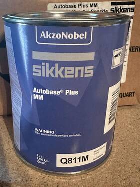 Sikkens Q811m Akzo Nobel Autobase Plus Mm Toner Metallic Sparkle Coarse 1 Liter