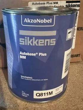 Q811m Sikkens Akzo Nobel Autobase Plus Mm Toner Metallic Sparkle Coarse 1 Liter