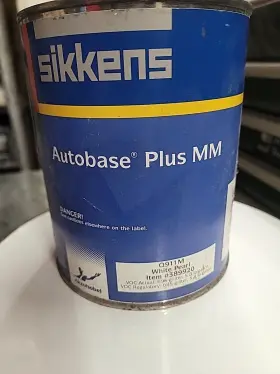 Q911m Sikkens Akzo Nobel Auto Base Plus White Pearl 1l