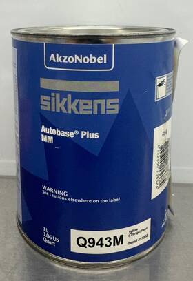 Sikkens Q943m Akzonobel Autobase Plus Mm Yellow Orange Pearl - 1 Quart 1l