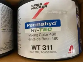 Wt311 Spies Hecker Mix Color Ruby Red Sh Wt 0.5 Liters