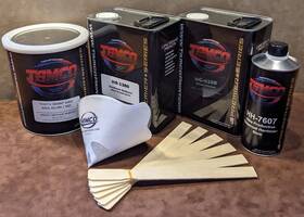 Tamco Hc-4100 Automotive Paint Kit Gallon 4q2 Toyota Base Coat Hc4100 Clear Extras