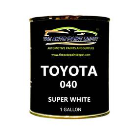 The Auto Paint Depot 635565680536 Toyota Factory Package Super White 040