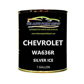 The Auto Paint Depot Wa636r Chevrolet Factory Package Silver Gallon