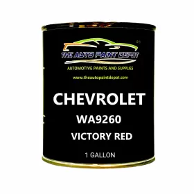 Wa9260 The Auto Paint Depot Chevrolet Factory Package Victory Red Wa9260 The Auto Paint Depot Chevrolet Factory Package Victory Red