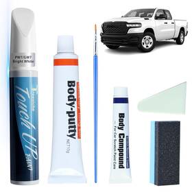 Treesiche Gw7/pw7 Touch Up Paint Kit For Dodge Ram Pw7 Gw7 Bright White Scratch Repair Oem