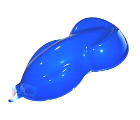 Vision Auto Paint 3654 #3654 High Gloss Two Blue Metallic Single Stage Acrylic Enamel Quart Kit