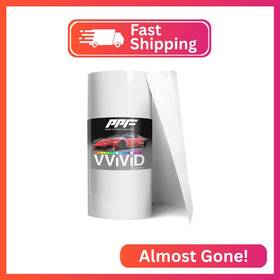 Vvivid V8-paintprotflm-12in Gloss Paint Protection Film 12 Inch X 10 Feet Self Healing Wrap Guard