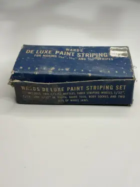 75-5800 Ward S Vintage Wards De Luxe Paint Striping Set Boxed Pinstriping Tool