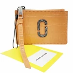 Authentic Marc Jacobs Glam Shot Fragment Case, Leather, Orange, New. Price: $113.96.