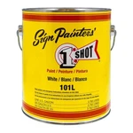 Shot 101L Lettering White Pinstriping Enamel Paint, Gallon New. Price: $189.99.