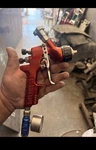 Devilbiss Tekna 1.4 Basecoat Spray Gun Used. Price: $375.00.