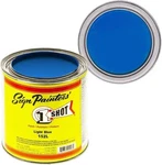 Shot Lettering Enamel Light Blue 152L 4OZ Pinstriping Paint New. Price: $19.99.