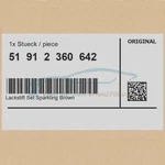 Genuine Bmw 51912360642 - Touch Up Paint Pen Set Sparkling Brown Met. 2X12ML B53 Neu. Price: $63.85.