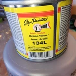 Shot 134L 4OZ, Qp. Chrome Yellow Lettering, Pinstriping Enamel One New. Price: $24.98.