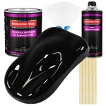 Restoration Shop Super Gloss Jet Black Acrylic Urethane Gallon Kit Auto Paint New. Price: $210.99.