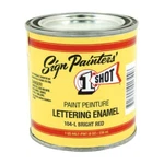 Shot Letter Enamel 104L Bright Red 8 Oz Fl (pack Of 1), New. Price: $52.88.