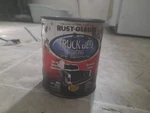 Rust-oleum Truck Bed Coating With The Textured Finish Color Black Used. Price: $17.00.