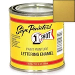 One-shot 109L-HP Oil Based Metallic Gold Lettering Enamel (1/2 Pint) New. Price: $39.31.
