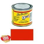 Shot Letter Enamel 102L Fire Red 4OZ New. Price: $40.99.