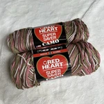 Red Heart Super Saver Yarn Pink Camo 0972 Acrylic 5 Oz Skeins Lot Of Diff Dye New. Price: $16.16.