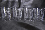 Cute Pokemon Starters + Pikachu Etched Shot Glass Set Of 4 Fan Gift Men New. Price: $42.50.