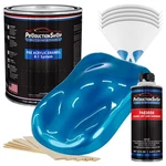 High Gloss Electric Blue Metallic Acrylic Enamel Gallon Kit, Auto Paint New. Price: $109.99.