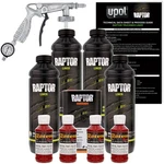 U-pol Raptor Tintable Blood Red Spray-on Truck Bed Liner Gun, 4 Quarts New. Price: $259.99.