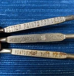 Vtg Montgomery Ward Paint Can Beer Bottle Opener Hardware Hand Key Tool Lot 13B Used. Price: $24.00.