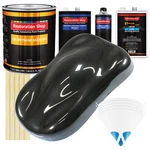 Black Metallic Slow 1 Gallon Automotive Paint Kit Urethane Basecoat & Clearcoat New. Price: $353.99.