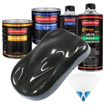 Black Metallic Quart Urethane Basecoat Clearcoat Car Auto Body Paint Kit New. Price: $178.99.