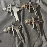 Star Astro HVLP01 Central Pneumatic Touch Up Paint Spray Gun Part Lot Is Used. Price: $70.00.