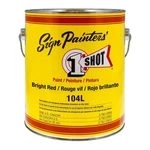 Shot 104L Lettering Bright Red Pinstriping Enamel Paint, Gallon New. Price: $239.99.