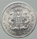 1923 Germany States Hamburg Lions Antique Aluminum 1/10 Mark Coin I92604. Price: $118.20.
