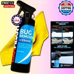 Carfidant Bug Remover For Cars Exterior With Ceramic Coating, 18 Oz Towel New. Price: $29.99.