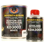 House Of Kolor Quart Kit White Color KD3002 Dts Surfacer Sealer W/ Hardener New. Price: $109.99.