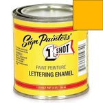 One-shot 132L-HP Oil Based Lemon Yellow Lettering Enamel (1/2 Pint) New. Price: $30.08.