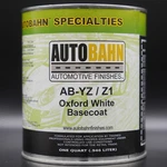 Autobahn Oxford White Basecoat Car Paint Quart Ab-yz Code New. Price: $43.99.