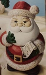 Ceramic Bisque Ready To Paint Vintage Gare Santa With List And Lantern New. Price: $55.00.