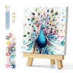 By Numbers Kit For Adults Beginners, 12" WX12 Animal Painting COLOR-05 New. Price: $26.56.