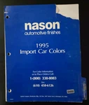 Nason 1995 Import Car Colors Automotive Paint Chip Book Catalog Used. Price: $10.00.