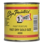 One Shot Paint 4008-HP Fast Dry Gold Size Sign & Lettering New. Price: $40.99.