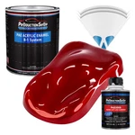 Productionshop High Gloss Radiant Fire Red Pearl Acrylic Enamel Quart Kit Paint New. Price: $59.99.