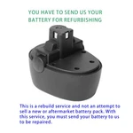 Rebuild Service For 3M Sun Gun 16555 12V Battery. Price: $95.00.