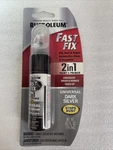 Rust-oleum Fast Fix 2-IN-1 Paint + Primer Universal Dark Silver Marker New. Price: $13.00.